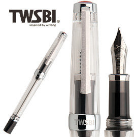 臺灣 TWSBI 三文堂 VAC 700R 透明桿活塞上墨鋼筆-Stub 1.1 / 支
